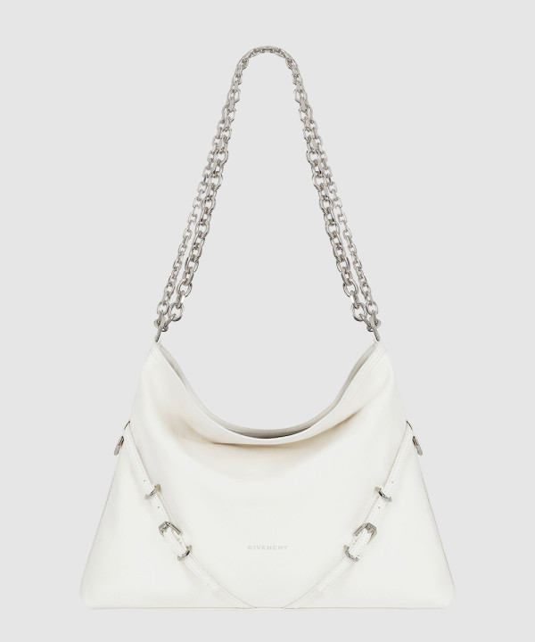 지방시 Voyou Chain 가죽 미디엄백