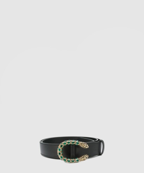 구찌 버클 동물 패턴 벨트 432142