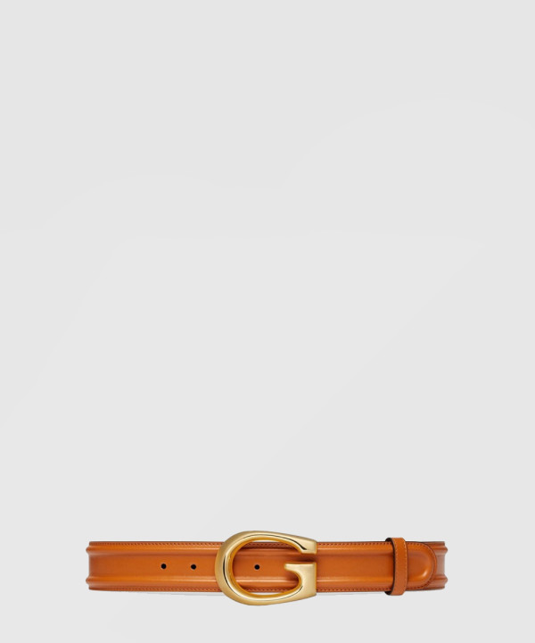 구찌 G버클 가죽 벨트 709951