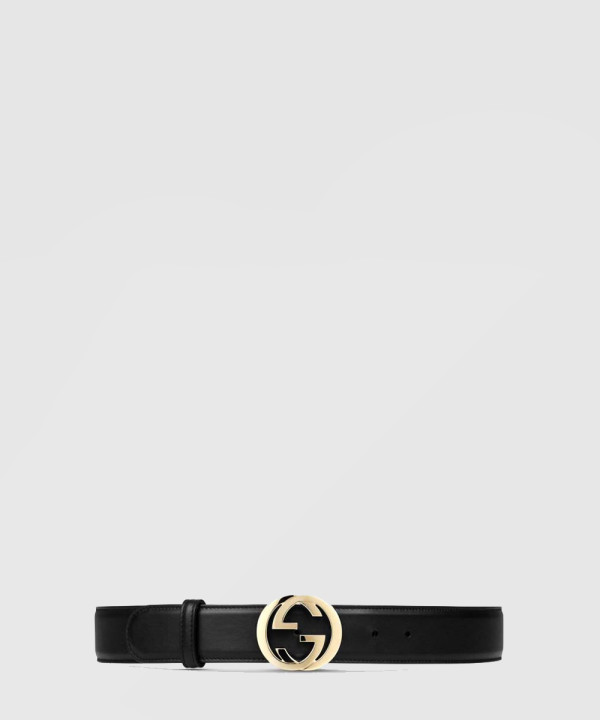 구찌 G버클 가죽 벨트 370543