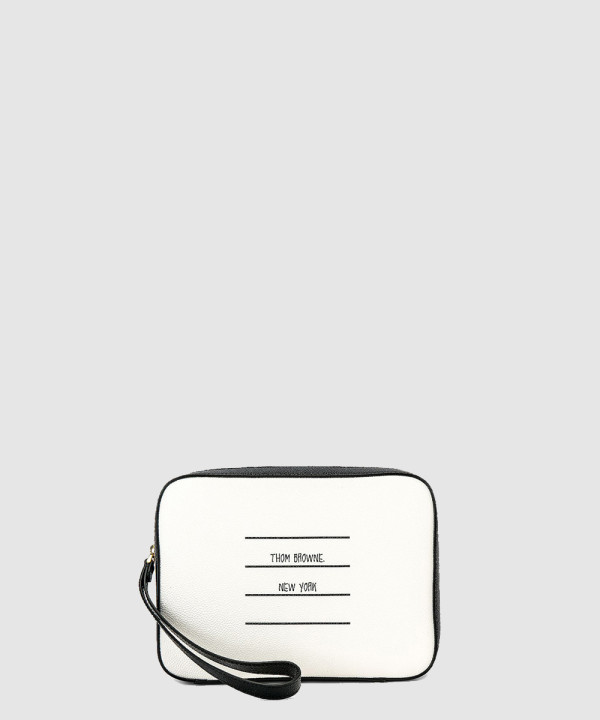 톰브라운 페이퍼 라벨 파우치 MAC067