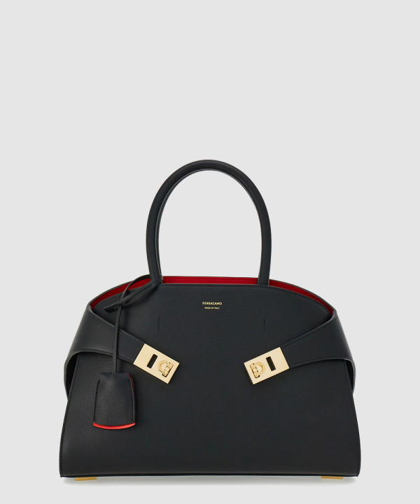 페레가모 허그 핸드백 (M) 215608