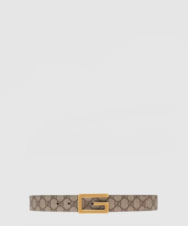 구찌 스퀘어 G 버클 리버 벨트 626974