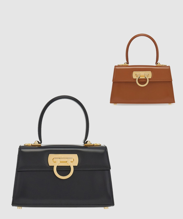 페레가모 아이코닉 탑 핸들 212958