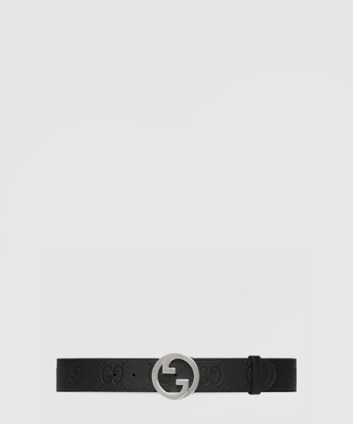 구찌 와이드 벨트 703147