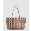 펜디 FF 라피아 크로셰 토트백 8BH425