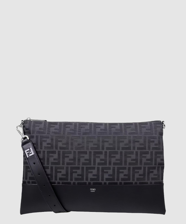 펜디 FF 로고 자카드 크로스백 7N0144