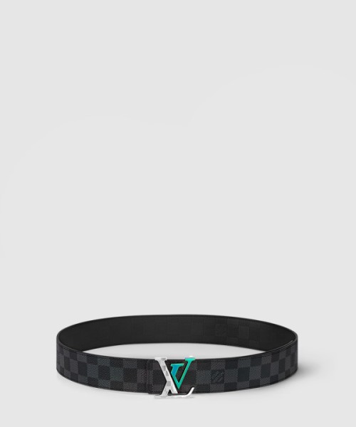 루이비통 발렌시아가 루이비통 체크 리버서블 벨트 M8561T