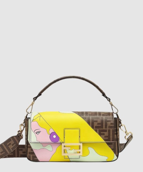 펜디 바게트백 미듐 8BR600