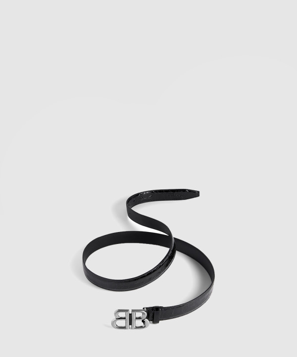 발렌시아가 모나코 크로커다일 엠보싱 벨트 766031