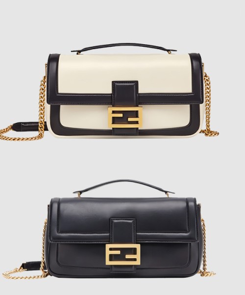 펜디 미니 바게트 체인백 8BS735