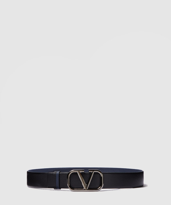 발렌티노 양면 송아지 가죽 벨트