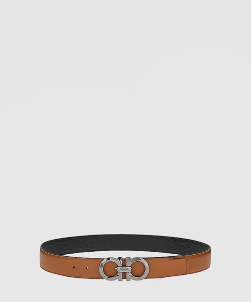 페레가모 길이 조절이 가능한 리버서블 간치니 벨트 67A161