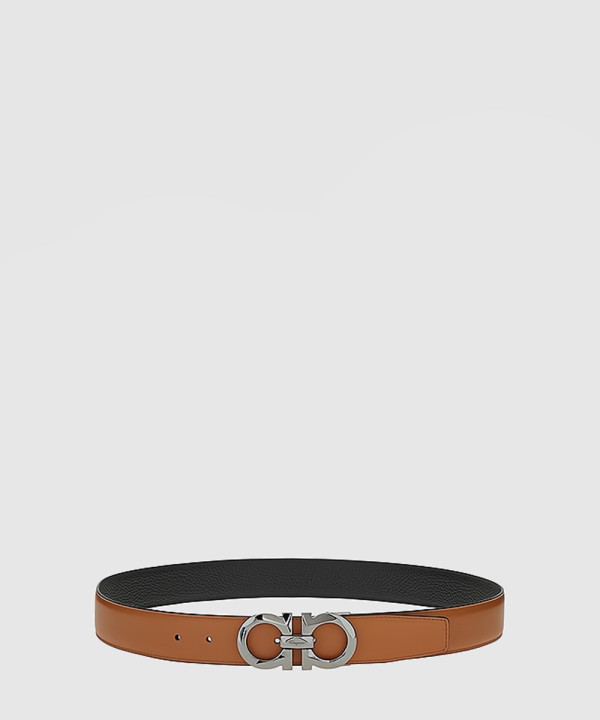 페레가모 길이 조절이 가능한 리버서블 간치니 벨트 67A161