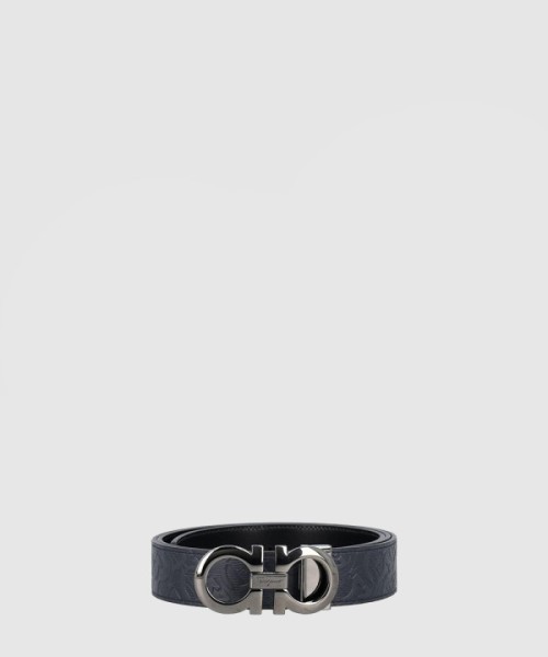 페레가모 길이 조절이 가능한 리버서블 간치니 벨트 675542