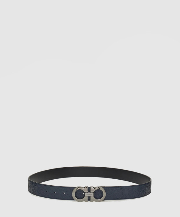 페레가모 길이 조절이 가능한 리버서블 간치니 벨트 675542