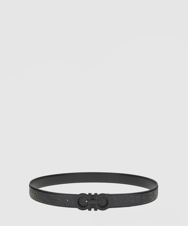 페레가모 길이 조절이 가능한 리버서블 간치니 벨트 67A254