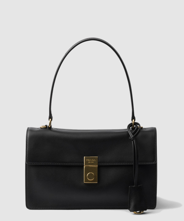 프라다 소프트 사운드 미디엄 가죽 숄더백 1BN023