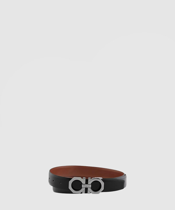 페레가모 길이 조절이 가능한 리버서블 간치니 벨트 670145