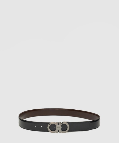 페레가모 길이 조절이 가능한 리버서블 간치니 벨트 679535