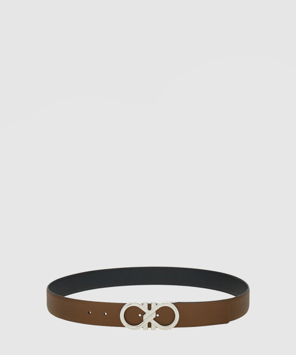 페레가모 길이 조절이 가능한 리버서블 간치니 벨트 670309