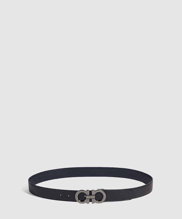 페레가모 길이 조절이 가능한 리버서블 간치니 벨트 679710