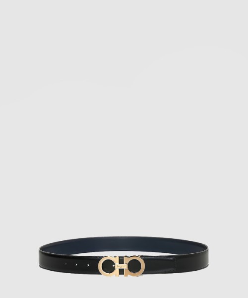 페레가모 길이 조절이 가능한 리버서블 간치니 벨트 67A166