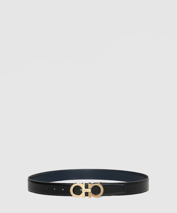 페레가모 길이 조절이 가능한 리버서블 간치니 벨트 67A166