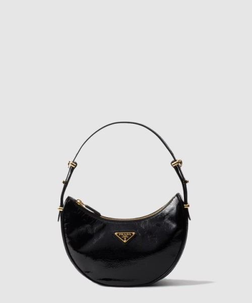 프라다 아르케 나플락 페이턴트 가죽 숄더백 1BC194