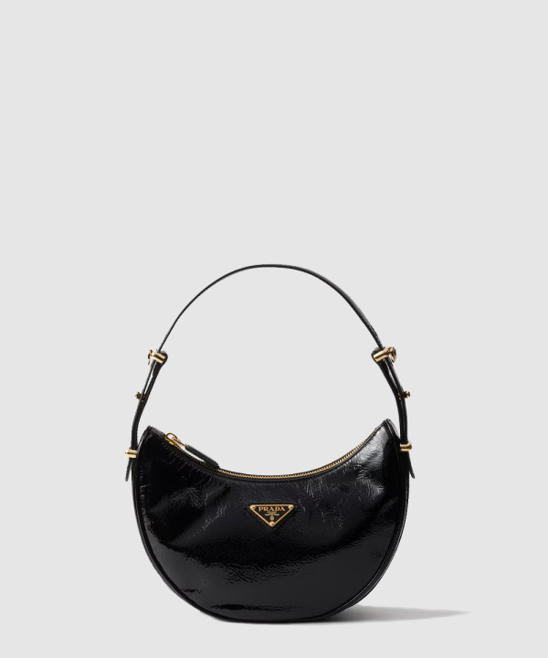프라다 아르케 나플락 페이턴트 가죽 숄더백 1BC194