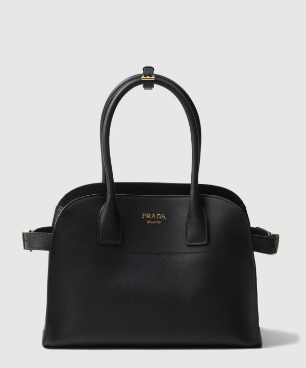 프라다 미디엄 가죽 토트백 1BG538