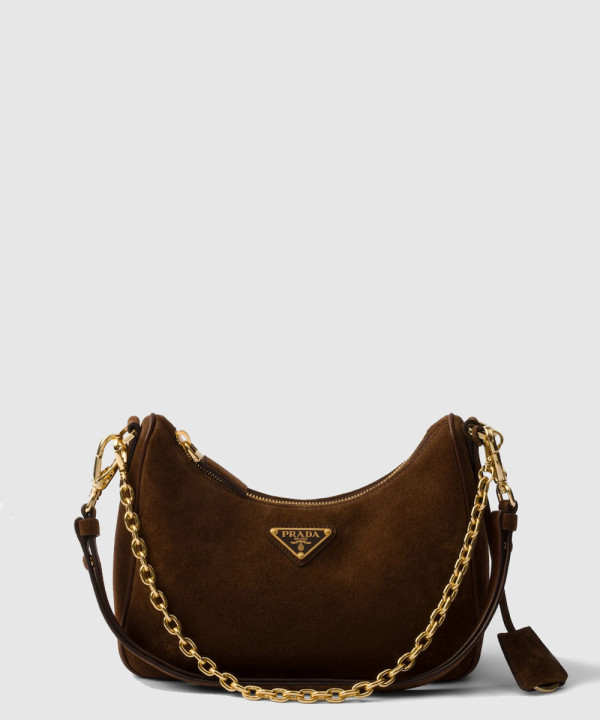 프라다 리에디션 스웨이드 미니백 1BC204