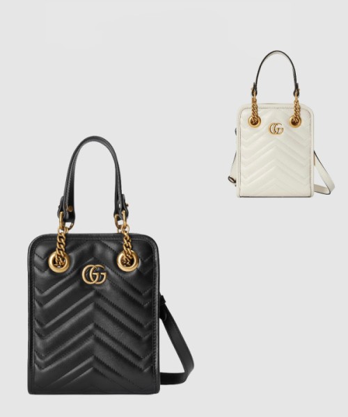 구찌 GG 마몽 마틀라세 미니백 696123