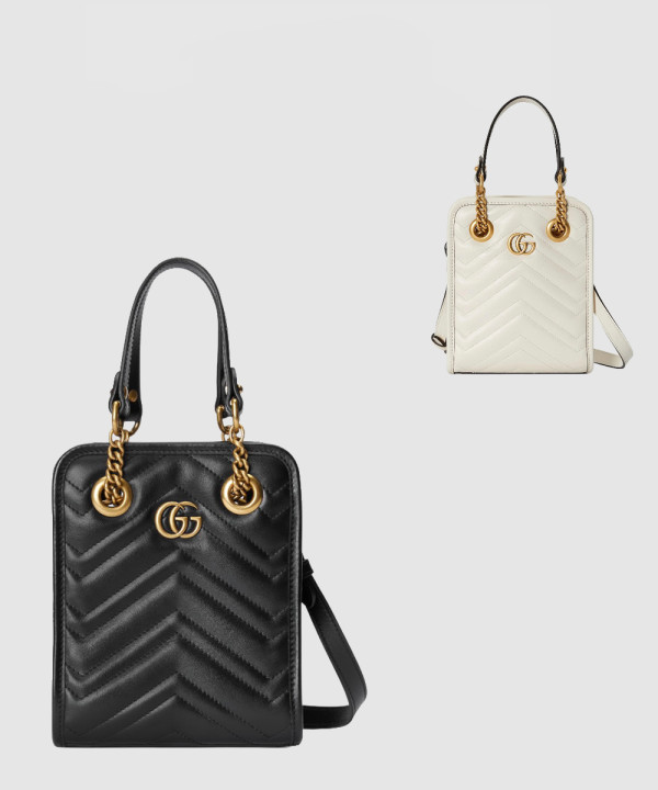 구찌 GG 마몽 마틀라세 미니백 696123