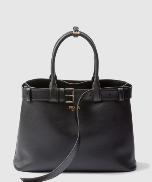 프라다 벨트가 달린 라지 핸드백 1BA416