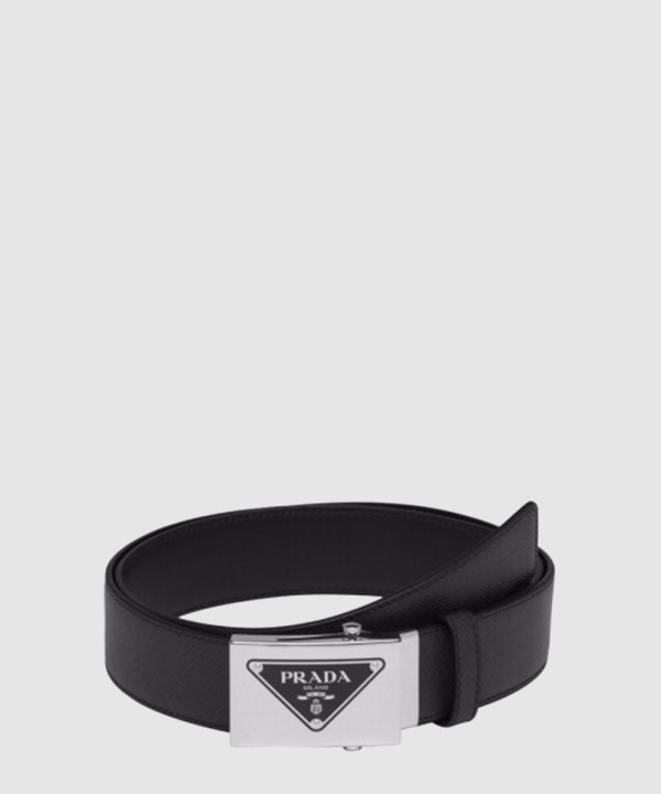 프라다 사피아노 가죽 벨트 2CM229