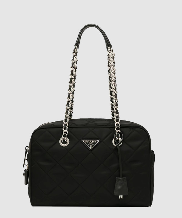 프라다 퀼팅 미듐 숄더백 1BB072