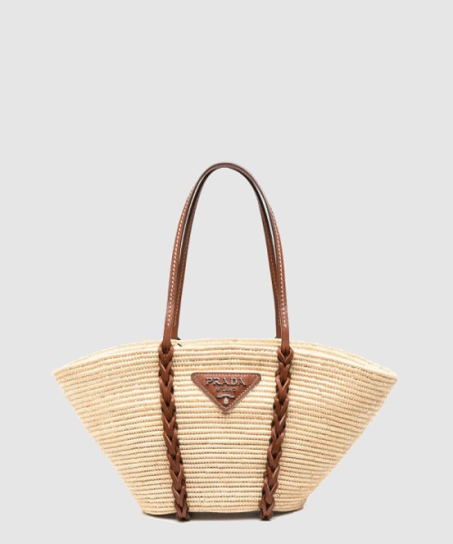 프라다 스트로우 토트백 1BG312