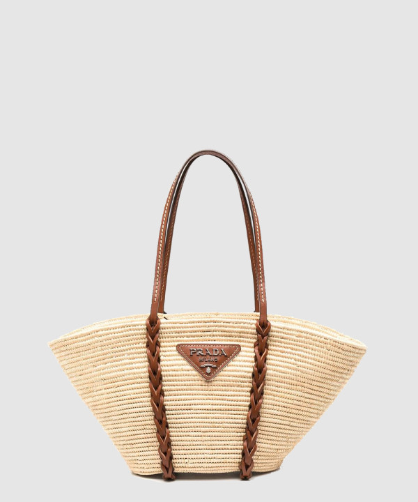 프라다 스트로우 토트백 1BG312