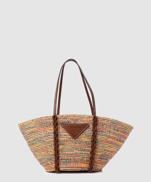 프라다 스트로우 토트백 1BG312