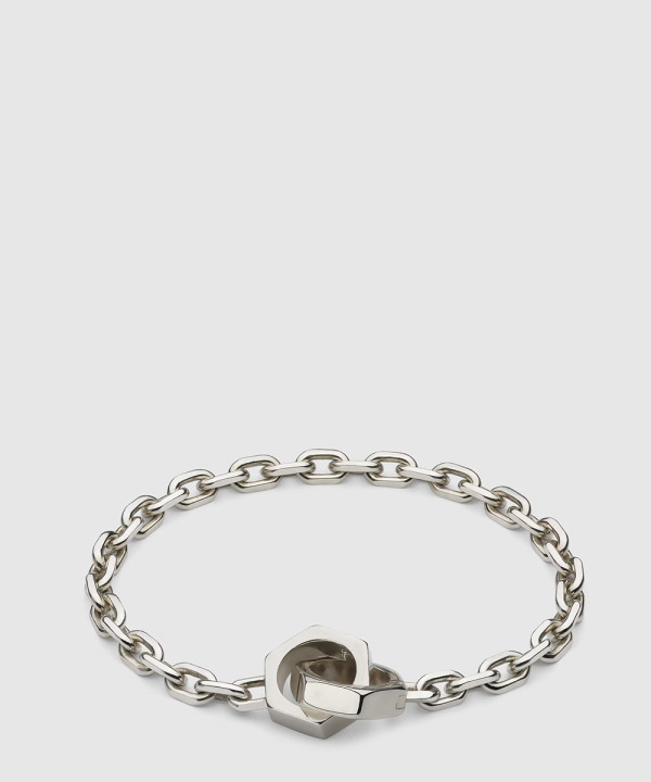 구찌 참이 포함된 트레이드마크 체인 팔찌 796366