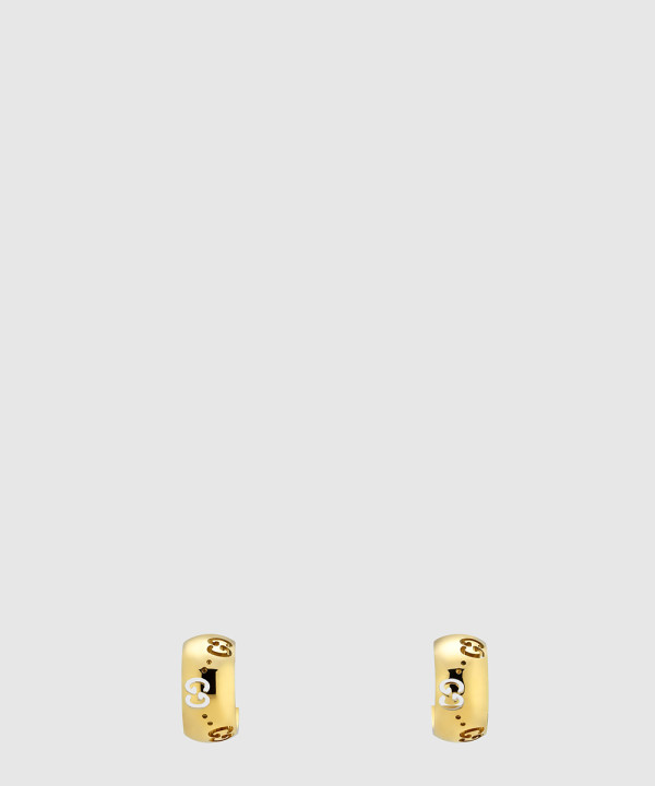 구찌 아이콘 18K GG 후프 귀걸이 804361