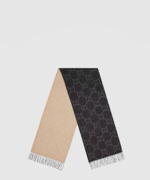구찌 GG 자카드 패턴 니트 스카프 727724