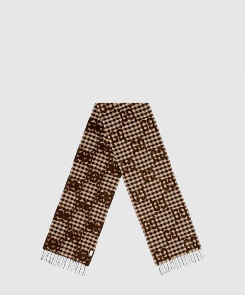 구찌 GG 섀도우 울 자카드 스카프 644365