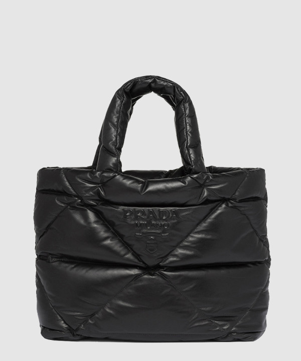 프라다 가죽 패딩 토트백 1BG411