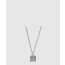 구찌 스퀘어 G 크로스 실버 목걸이 552768