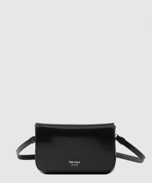 프라다 숄더 스트랩이 있는 가죽 미니백 2VD061