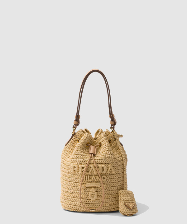 프라다 짜임 버킷백 1BE068