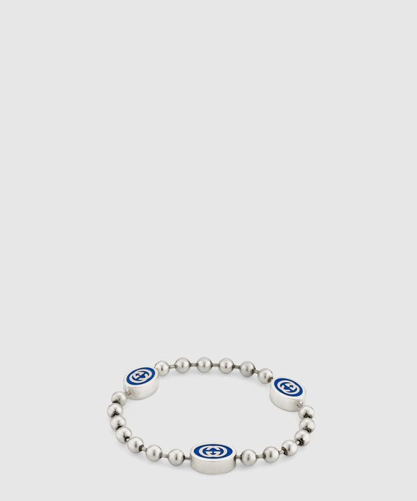 구찌 인터로킹 G 비즈 팔찌 753442