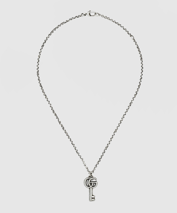 구찌 더블 G 키 목걸이 627757